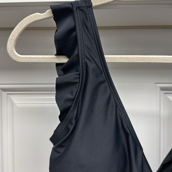 Marina West Black Wrap One Piece Bathing Suit - Picture 9 of 11